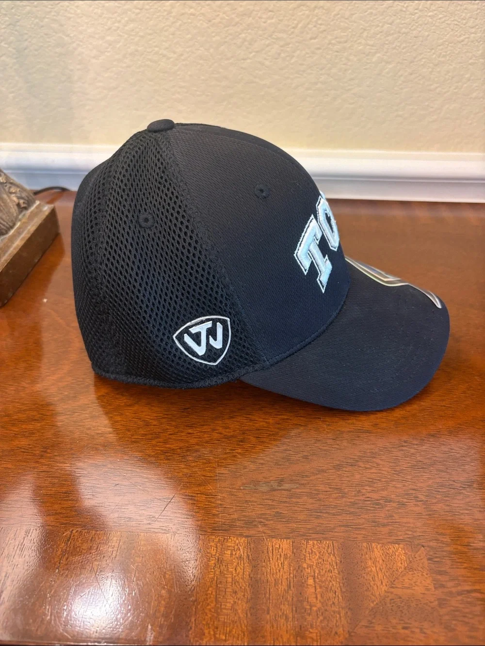TCU Kids Black Baseball Cap with Memory Fit